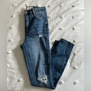 Garage Distressed Skinny Jeans